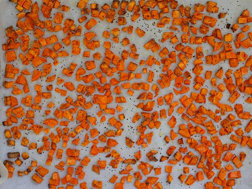 סלט עדשים שחורות | סלט עדשים שחורות ובטטה - מטבח קל