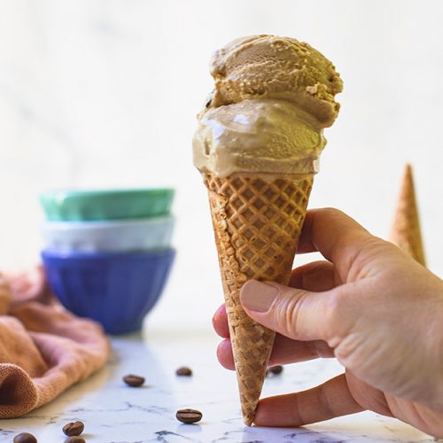 גלידת קפה ביתית נהדרת בלי מכונת גלידה -מטבח קל