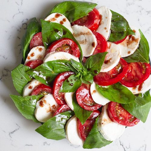 סלט קפרזה | סלט קפרזה מתכון - מטבח קל