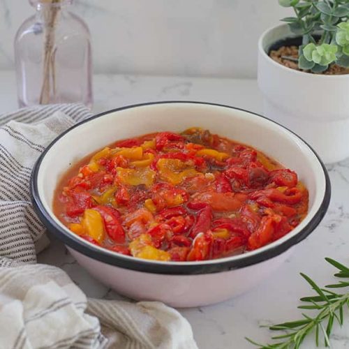 סלט פלפלים קלויים | פלפלים קלויים - מטבח קל